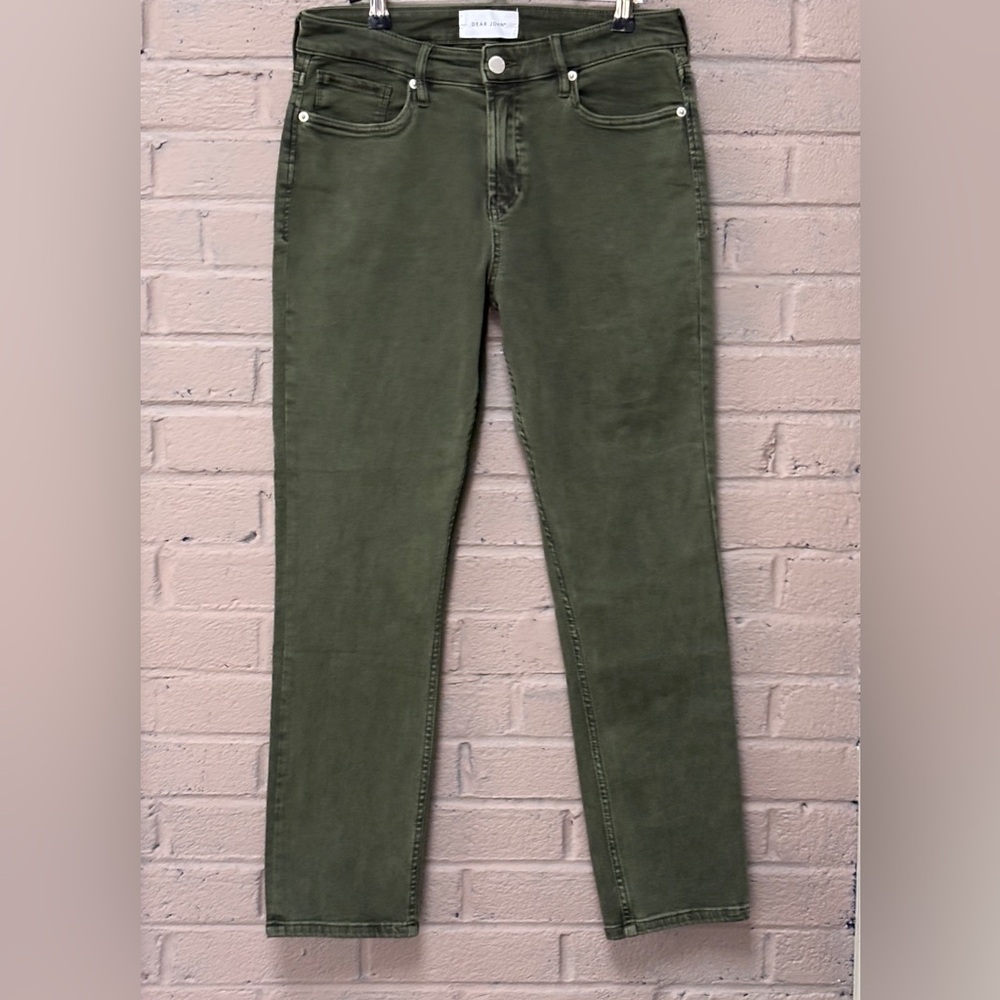 Dear John Olive Green Straight Leg Jeans - Picture 4 of 11